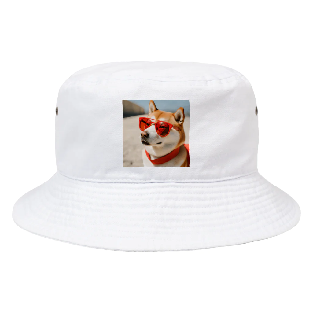 naftethの柴犬のとらさん Bucket Hat