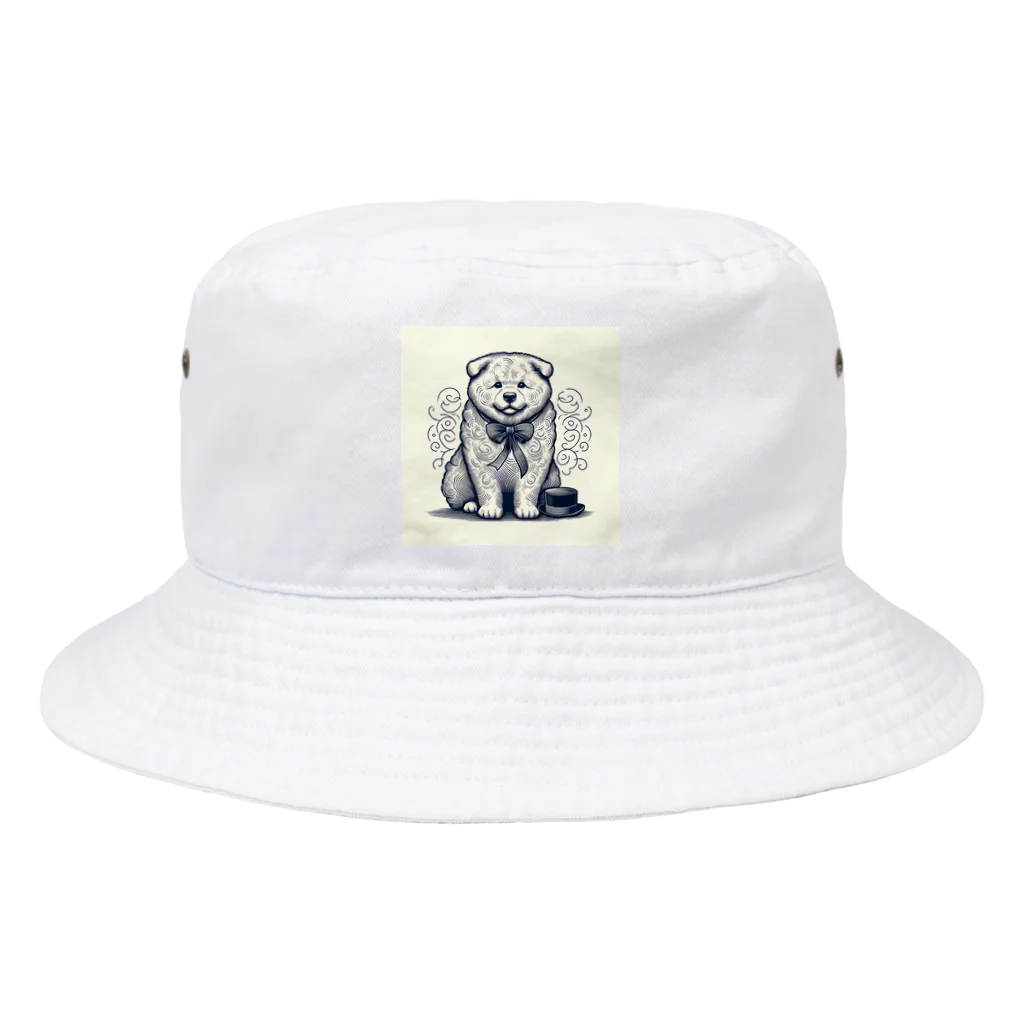 caa11052の穏やかな犬 Bucket Hat