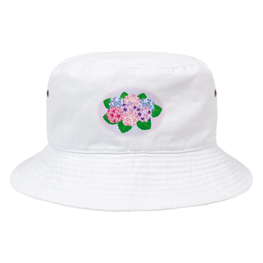 Noriko.lのあじさい Bucket Hat