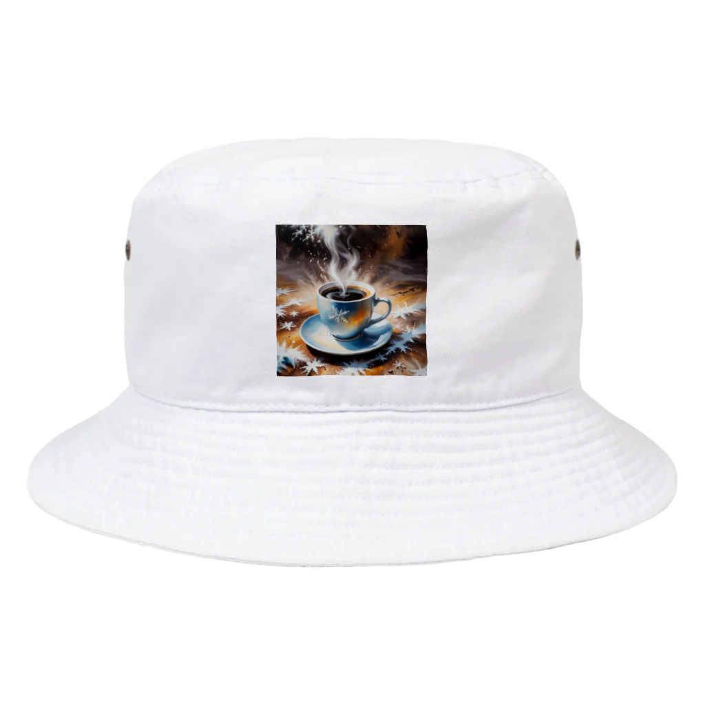 OTIRUBUTUBUTUのつめたい？あったかい？コーヒー Bucket Hat