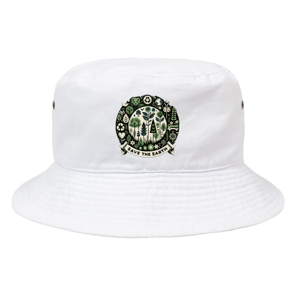 tau18のSAVE THE EARTH Bucket Hat