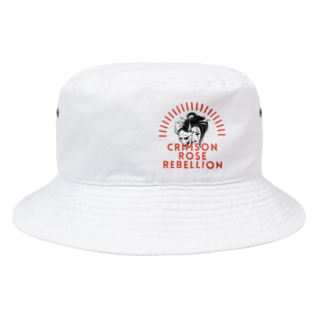 CHIBE86のCrimson Rose Rebellion Bucket Hat