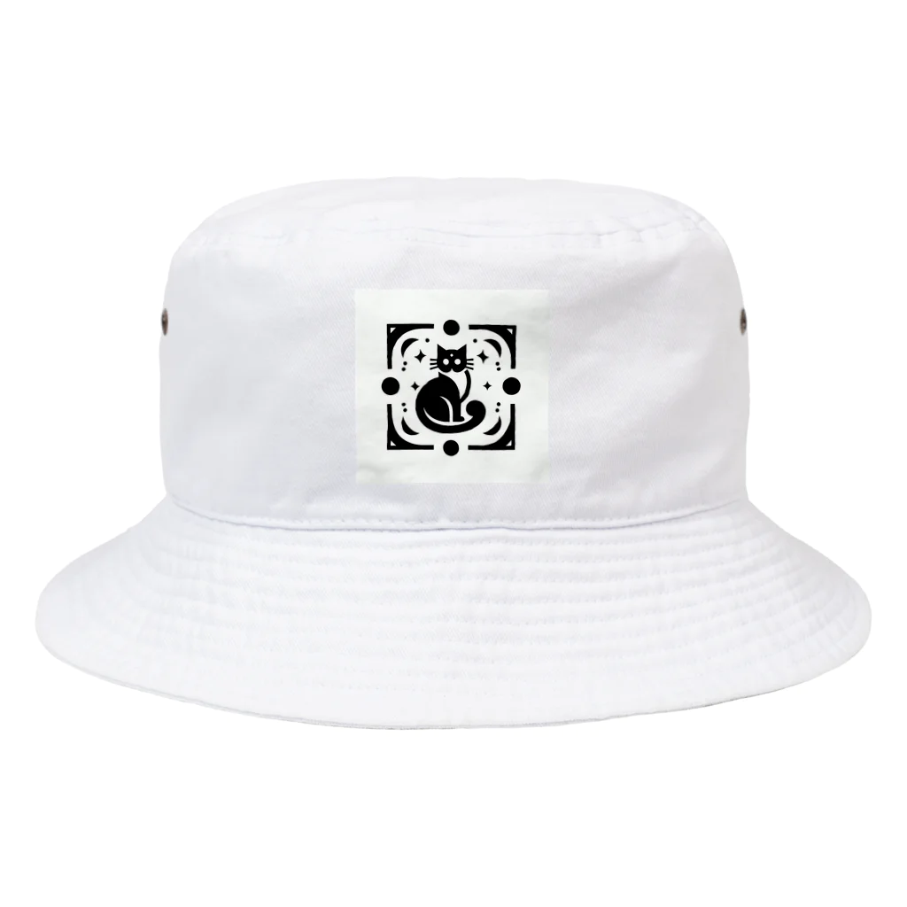 Qten369の幸運を招く猫α Bucket Hat