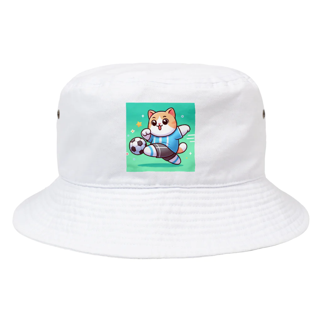 statham2865のシュートをする猫 Bucket Hat