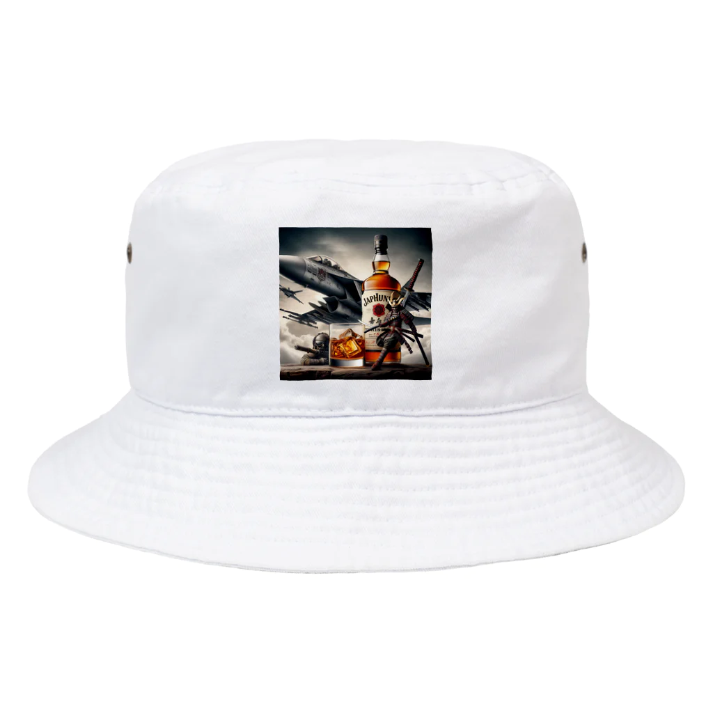 HECreaterの戦闘機と武士 Bucket Hat