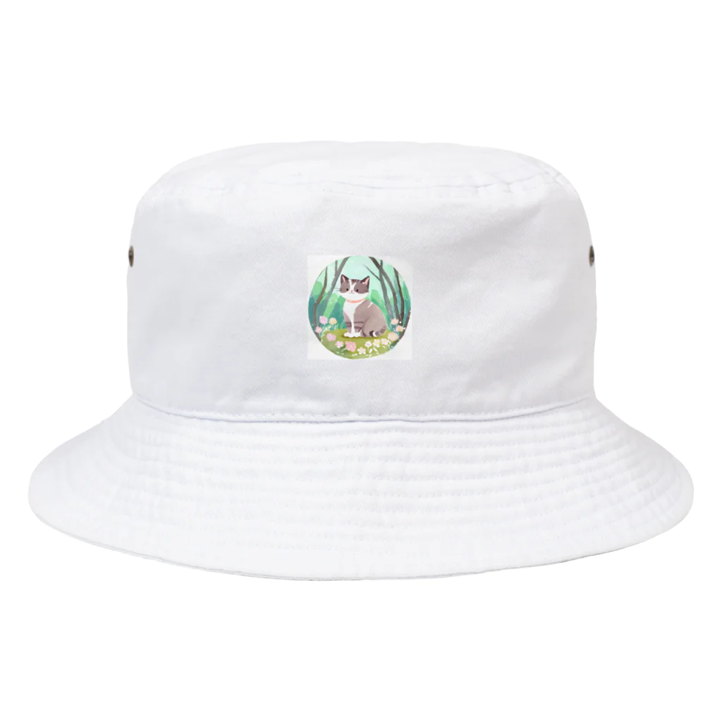 TMRの水彩猫 Bucket Hat