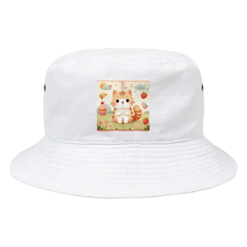 Rパンダ屋の「可愛い猫」グッズ Bucket Hat