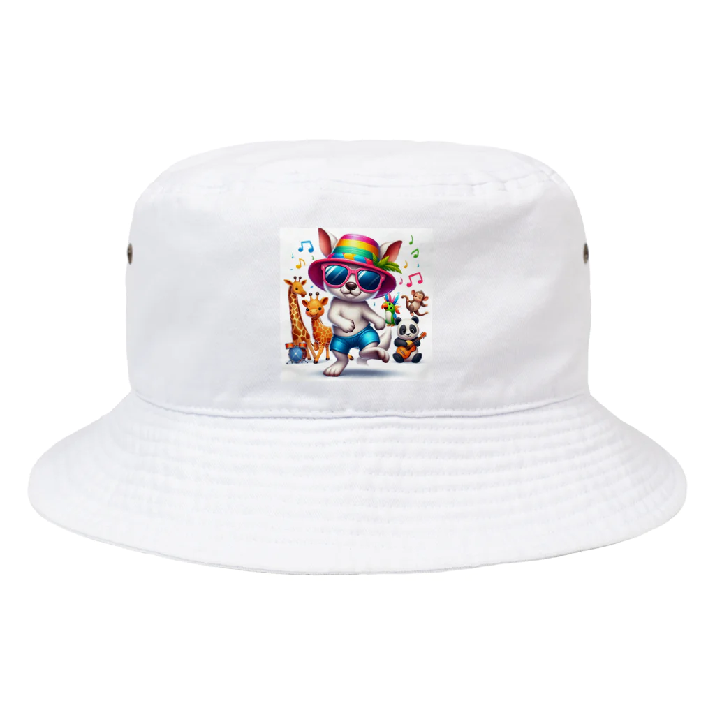 パカオのダンシングアニマル Bucket Hat