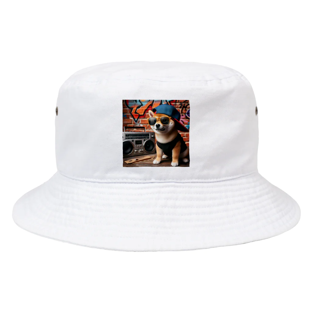 _ilka_の柴犬のヒップホップ Bucket Hat