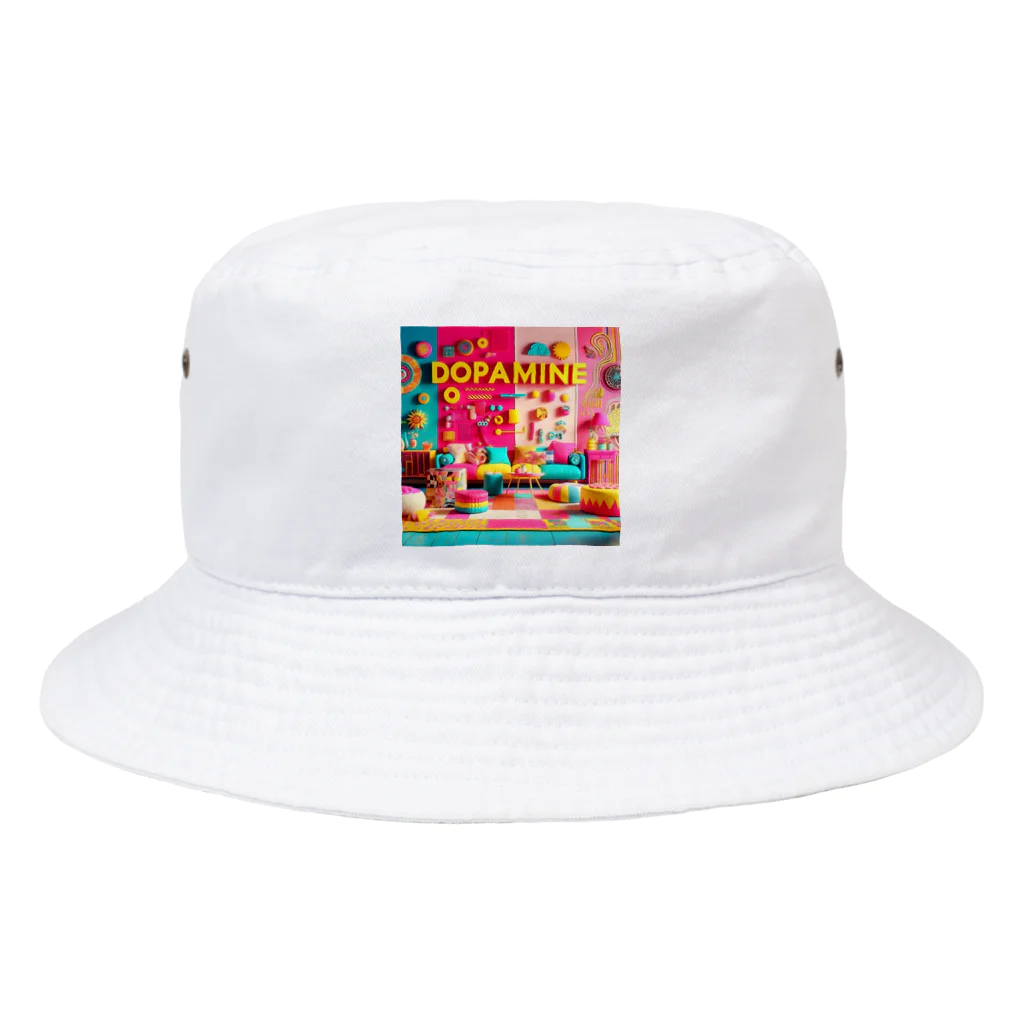 nuuartのドーパミンデコールの色彩美学 Bucket Hat