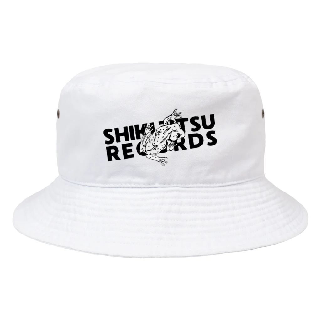 式日レコード - Shukijitsu Recordsの式日レコード／モノクロフロッグ バケットハット