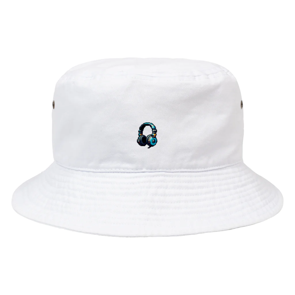 Deltaのドット絵のヘッドホン Bucket Hat