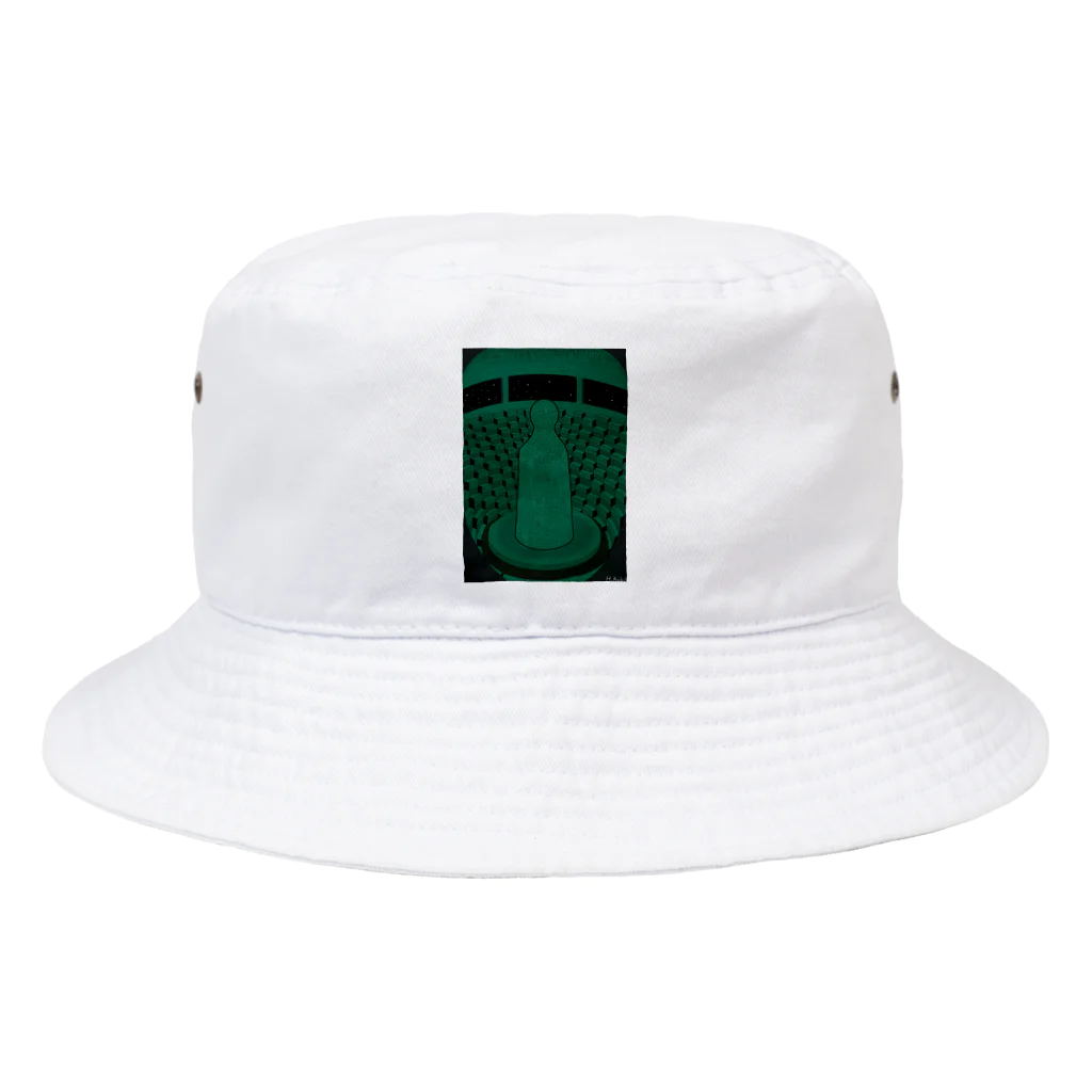 Noedewamaiの夜のコンクリート Bucket Hat