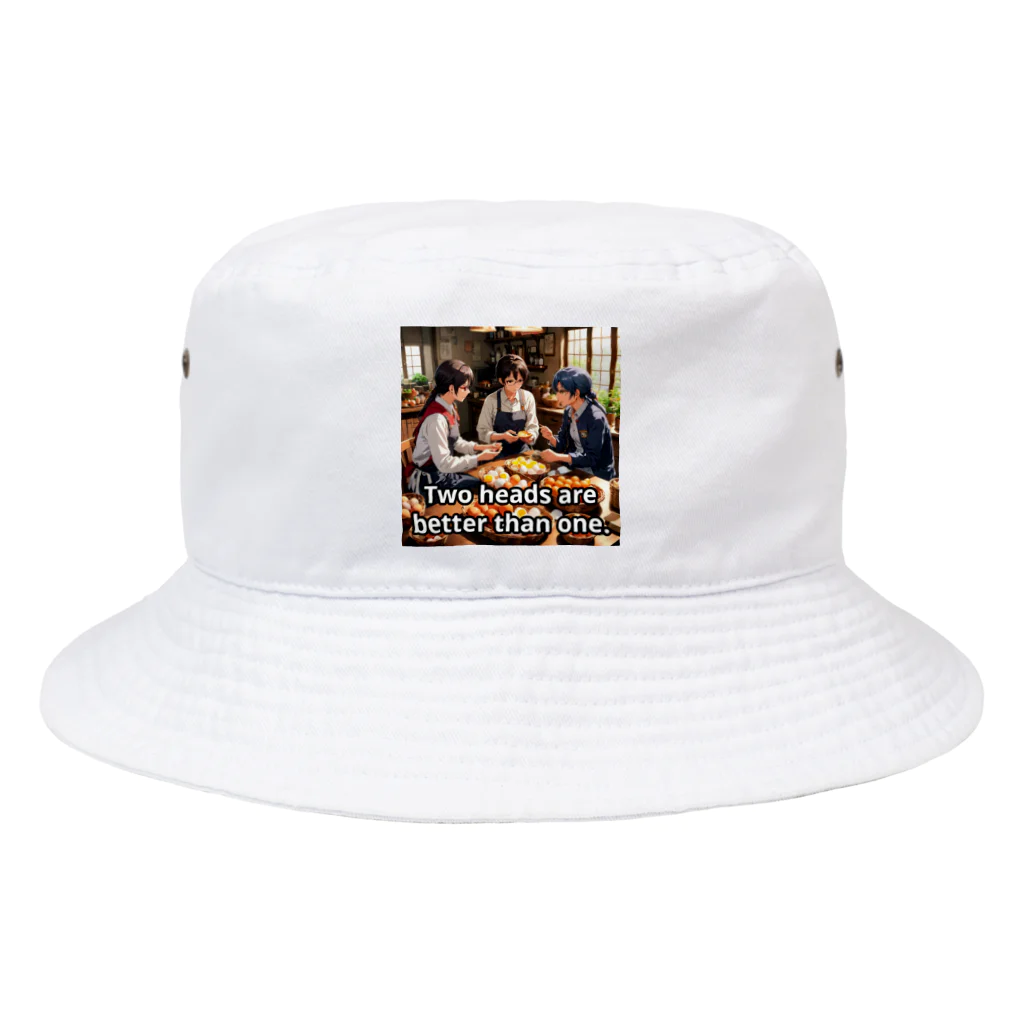 BOSEKIの一人より二人のほうが良い知恵を出せる。 Bucket Hat