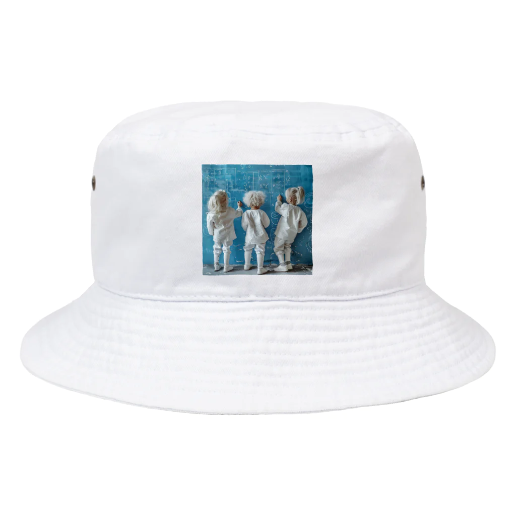 天才マーケットの天才少年と天才少女 Bucket Hat