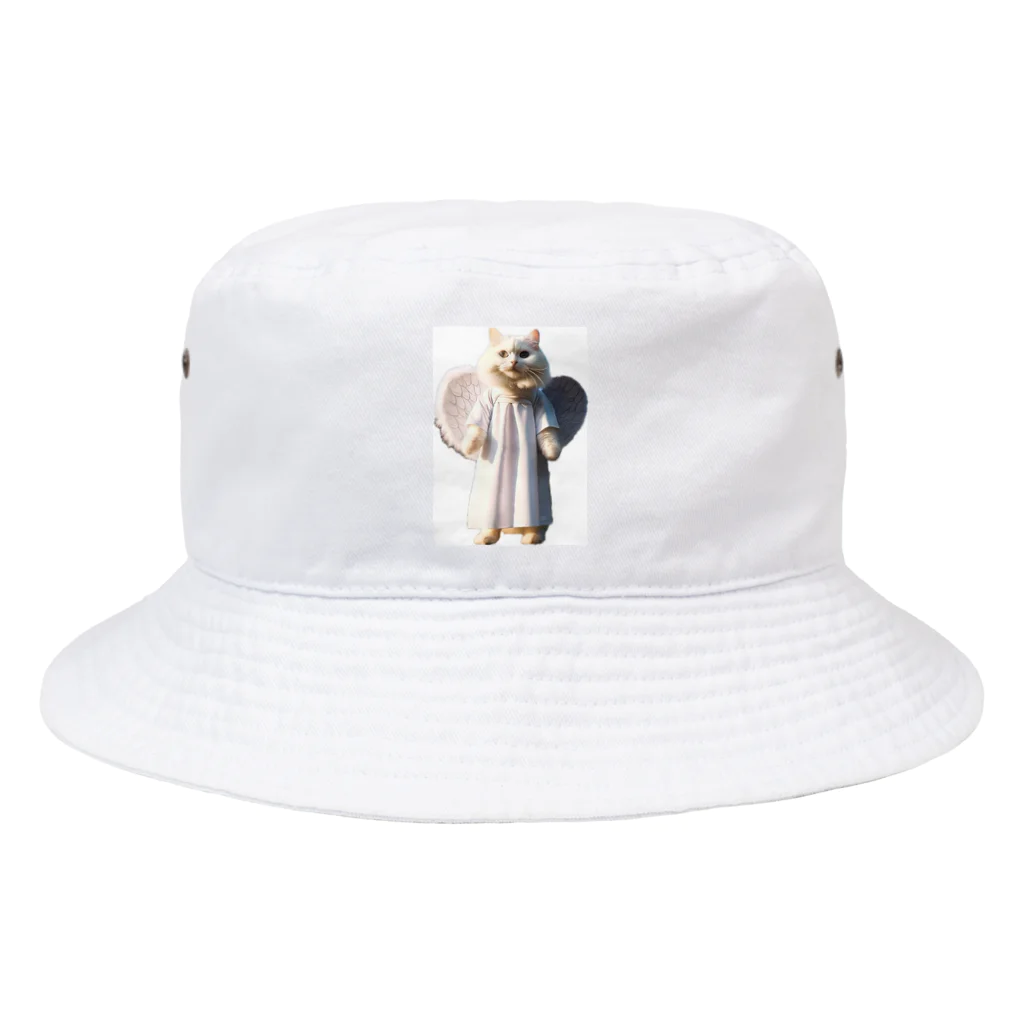 かわいい猫たちのかわいい天使の子猫と悪魔の子猫 Bucket Hat