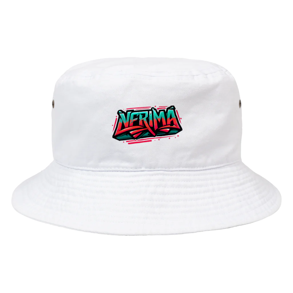 ore-journalのHipHopのグラフィティのロゴ「NERIMA(練馬)」 Bucket Hat