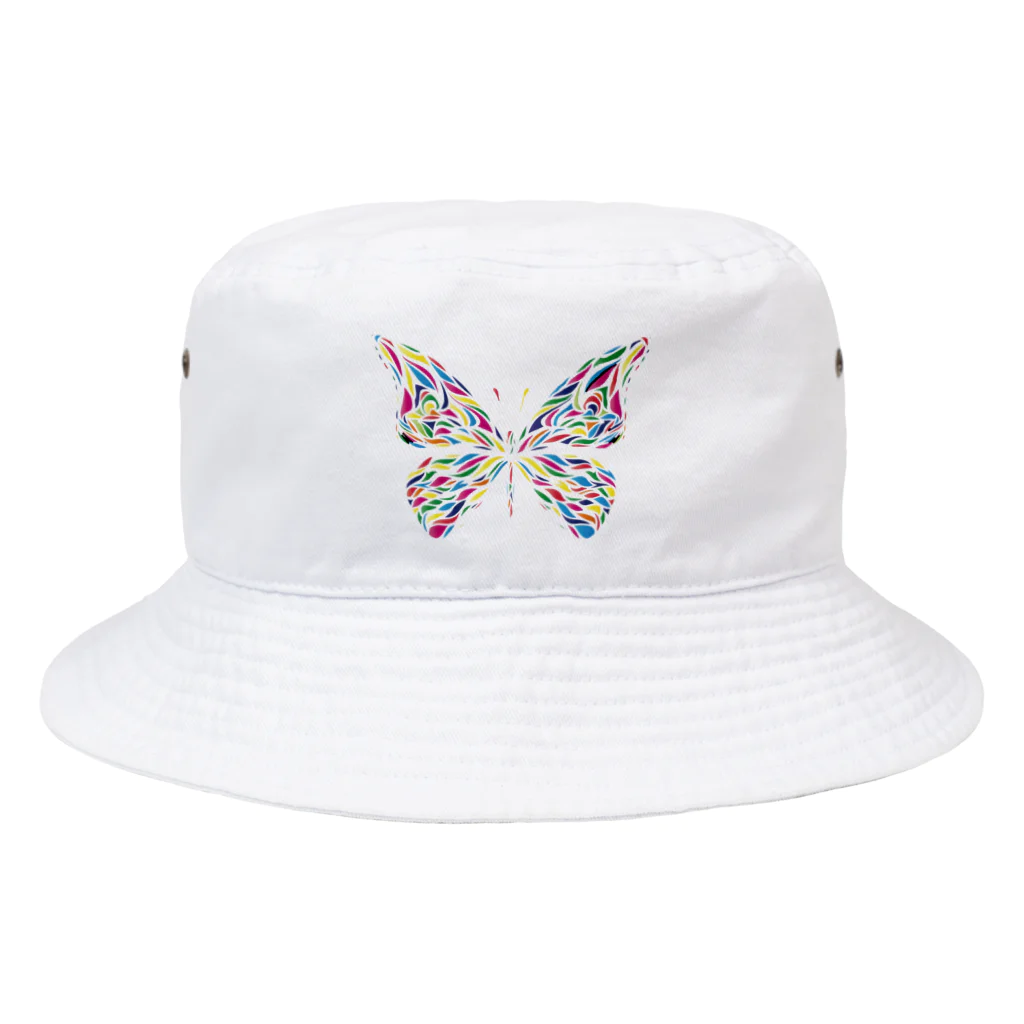 chicodeza by suzuriのビビッドな蝶々 Bucket Hat