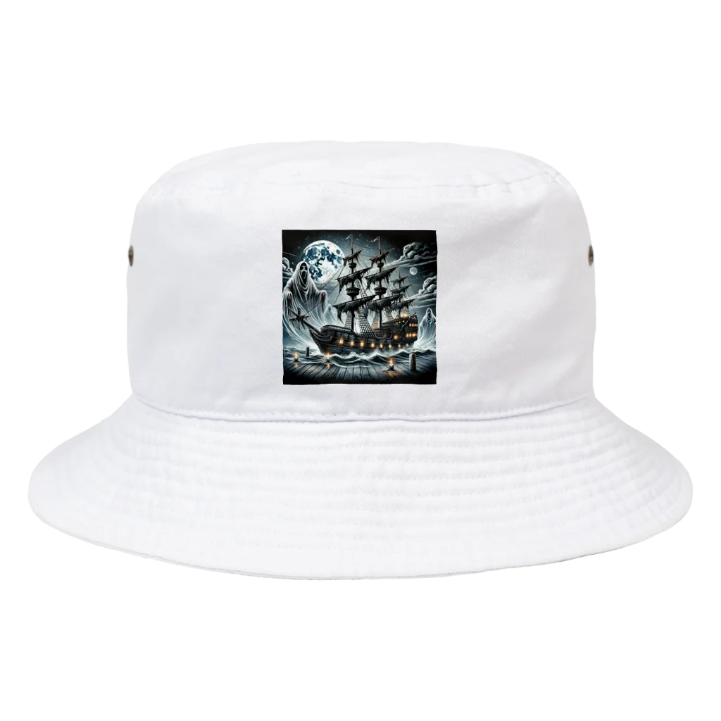 海の幸の幽霊海賊船 Bucket Hat