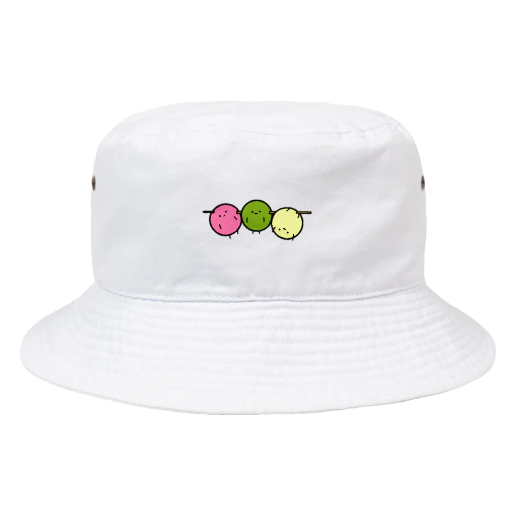 わちゅぴちゅの3色だんご Bucket Hat