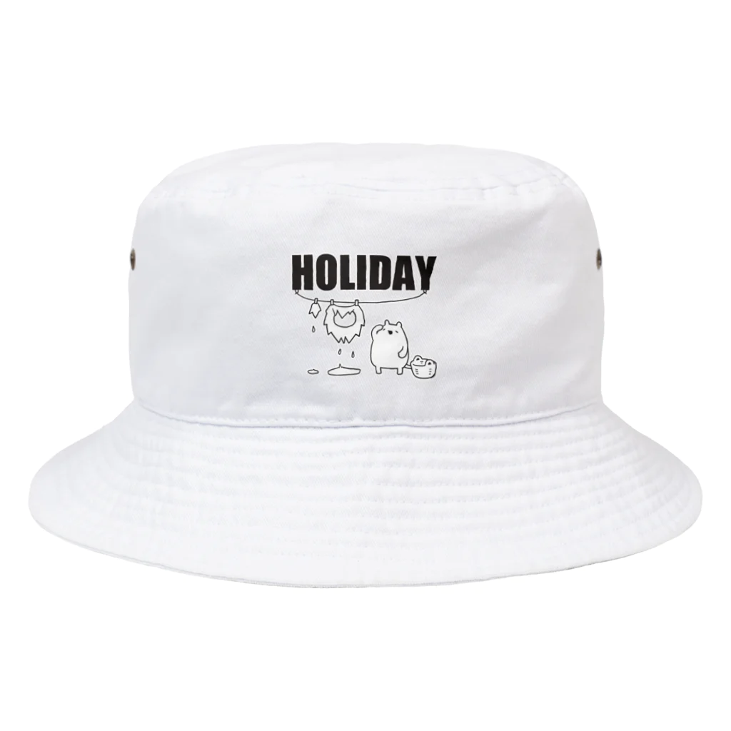 うさやの【HOLIDAY】ライオンさんの休日 Bucket Hat