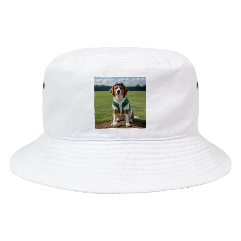 ぽめさくの犬野球 Bucket Hat