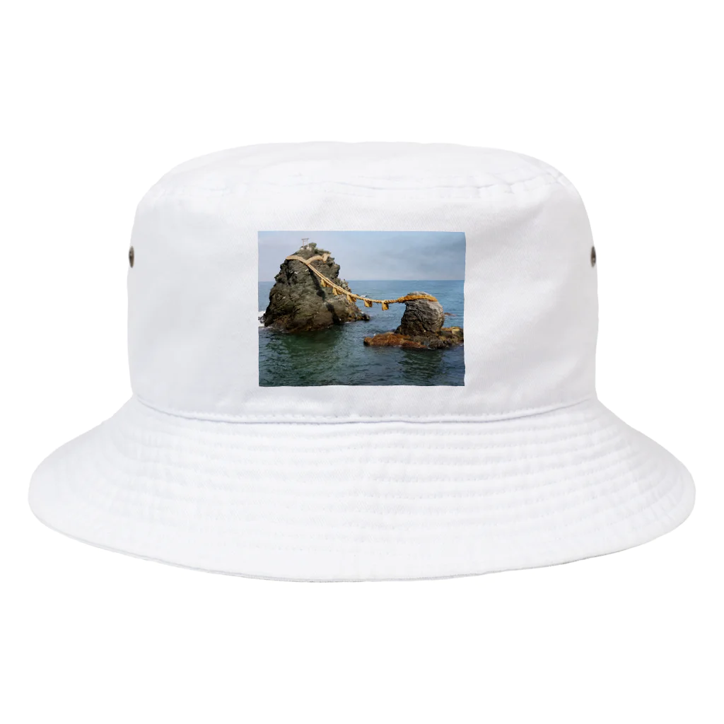 amaterasu358800の夫婦岩 Bucket Hat