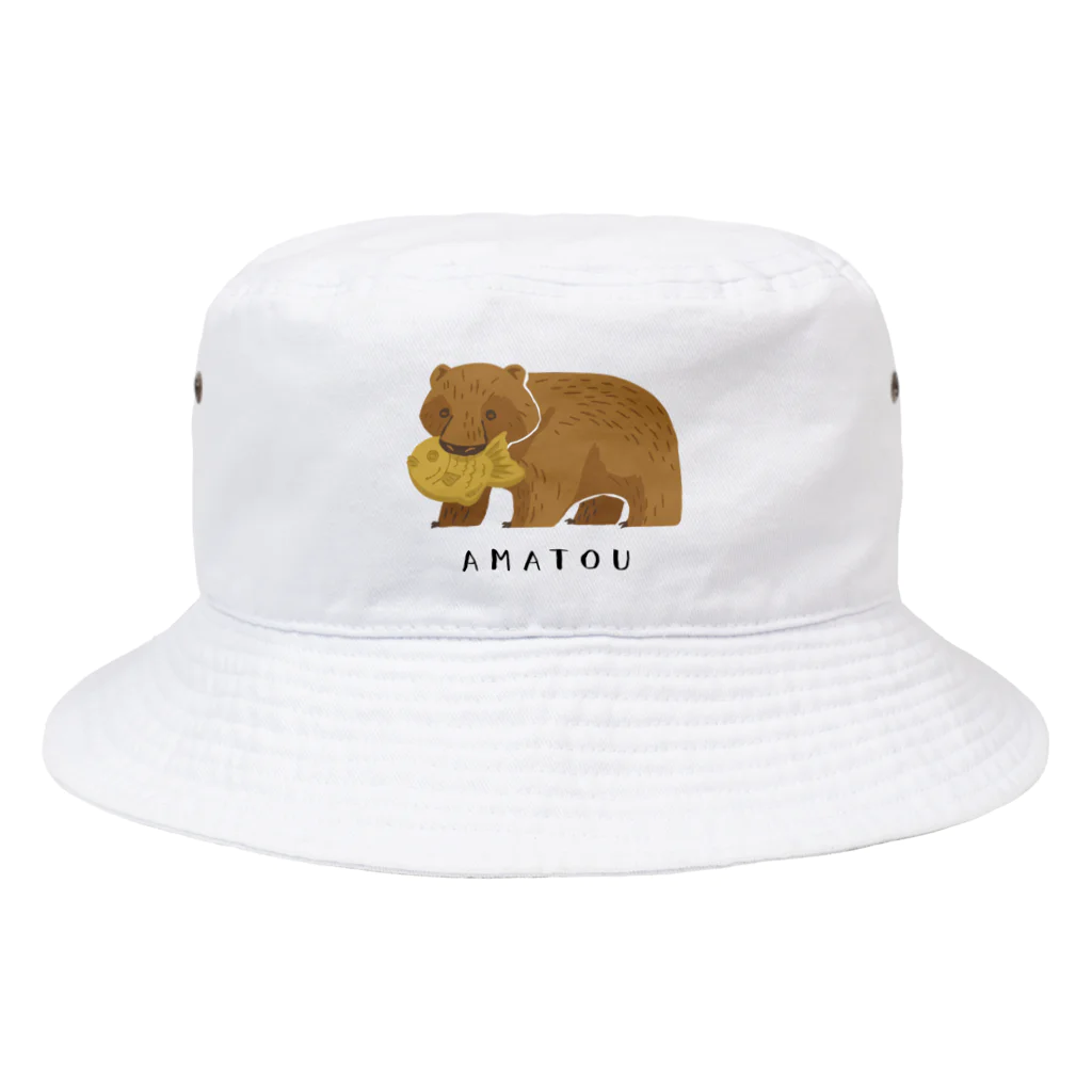 プラントスマイルの木彫りの熊　（甘党） Bucket Hat