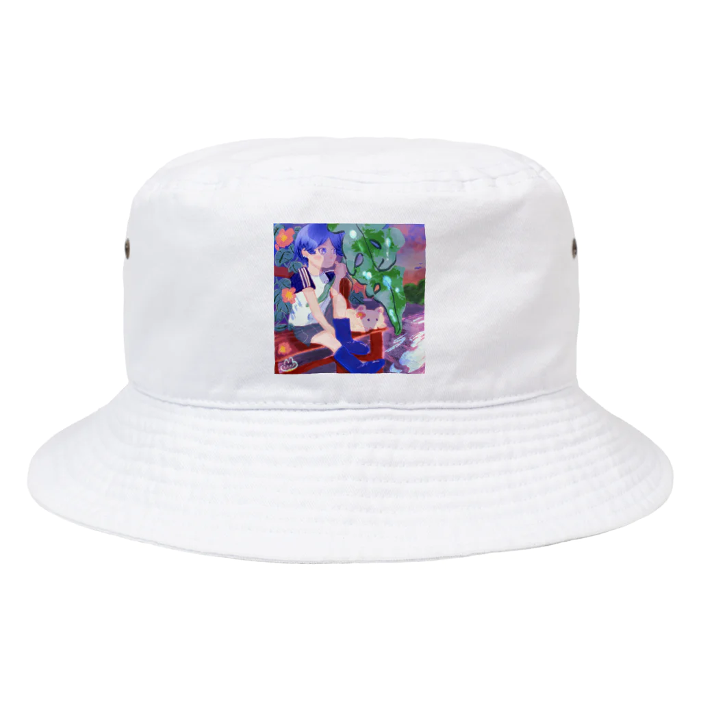 もふおみの初夏の雨上がり Bucket Hat