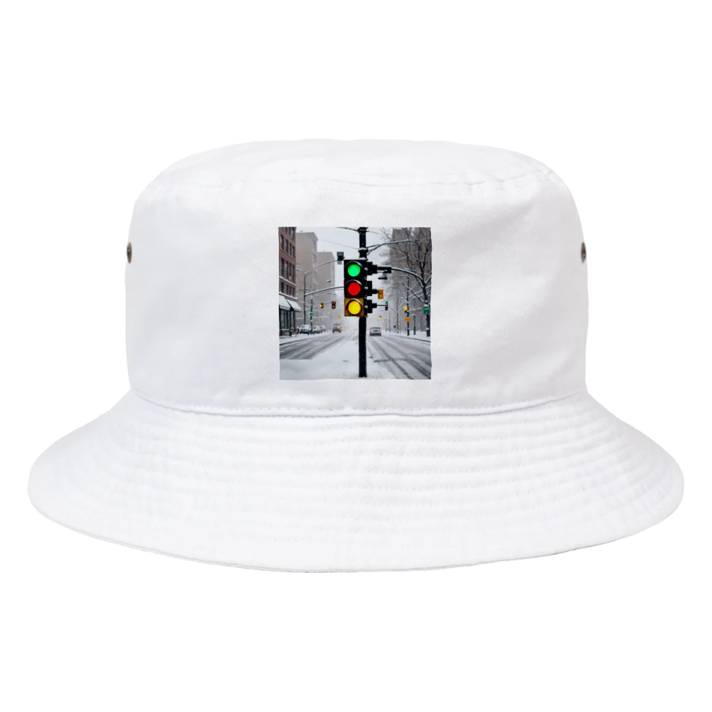 ft141104の「とある国の冬の信号」 Bucket Hat