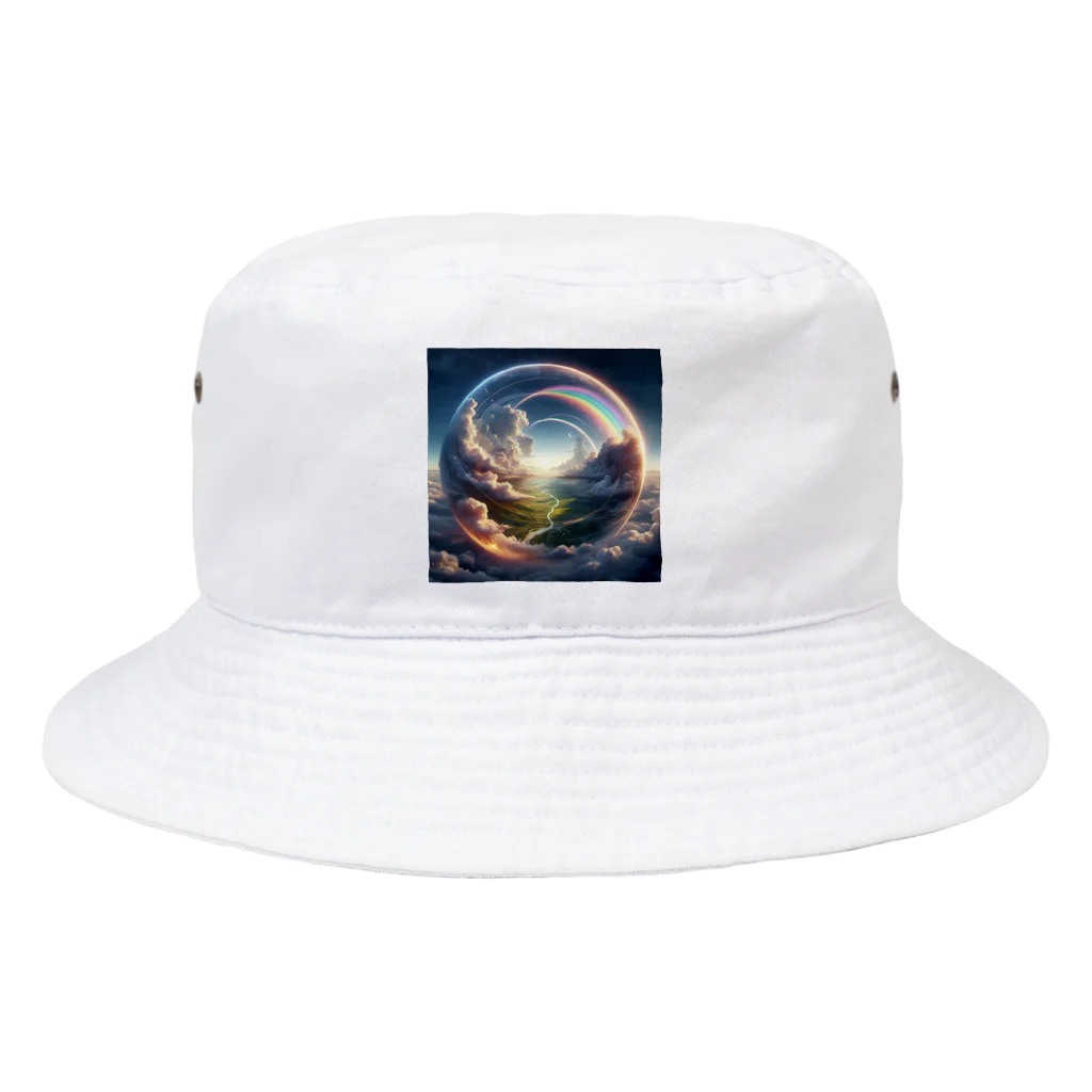 kiseki-sora444のレインボーサークル Bucket Hat