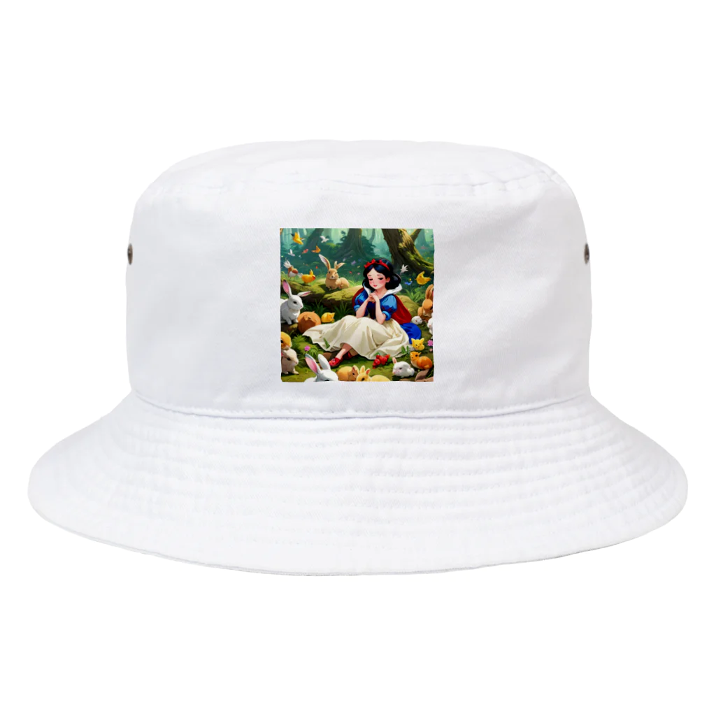 ぴよぴよショップの森の白雪姫 Bucket Hat