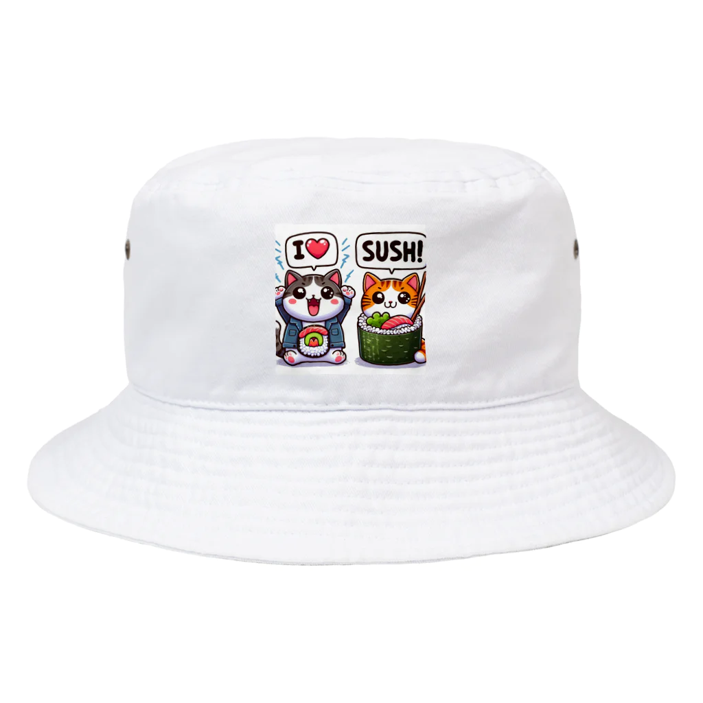 ATOZEKI777の猫おすっしラブ Bucket Hat