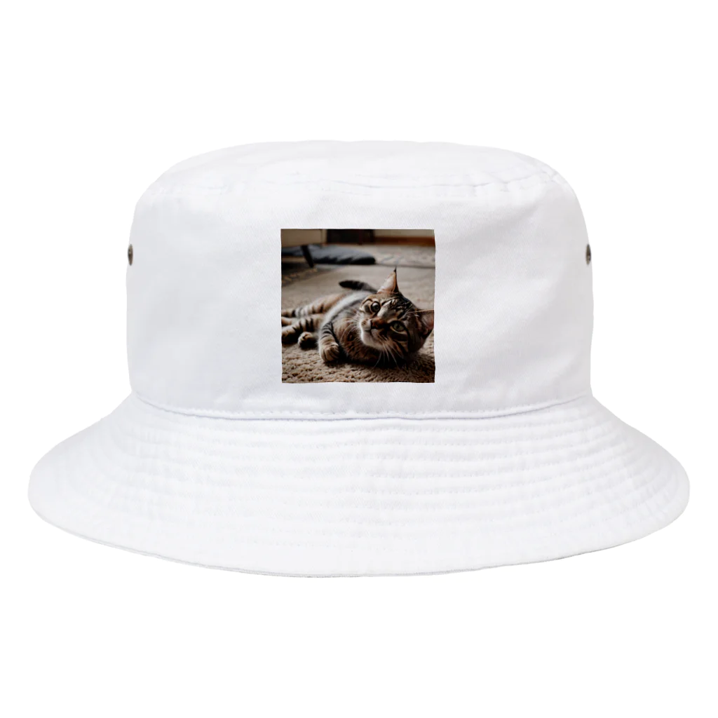 zigerparkの寝転ぶ猫 Bucket Hat