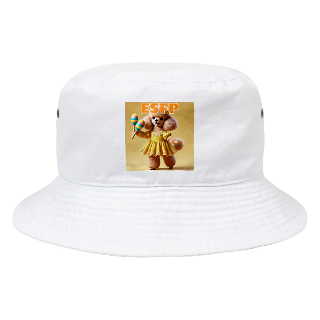 MsArtShopのESFPのトイプードル Bucket Hat