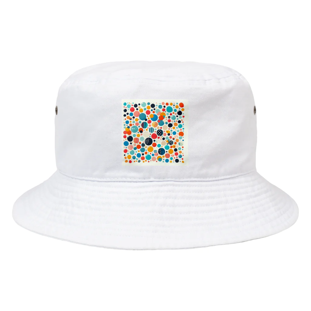 何でもありデザインの水玉模様 Bucket Hat