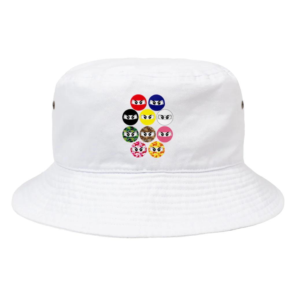 Tossy's colorの【忍び】忍び集合 Bucket Hat