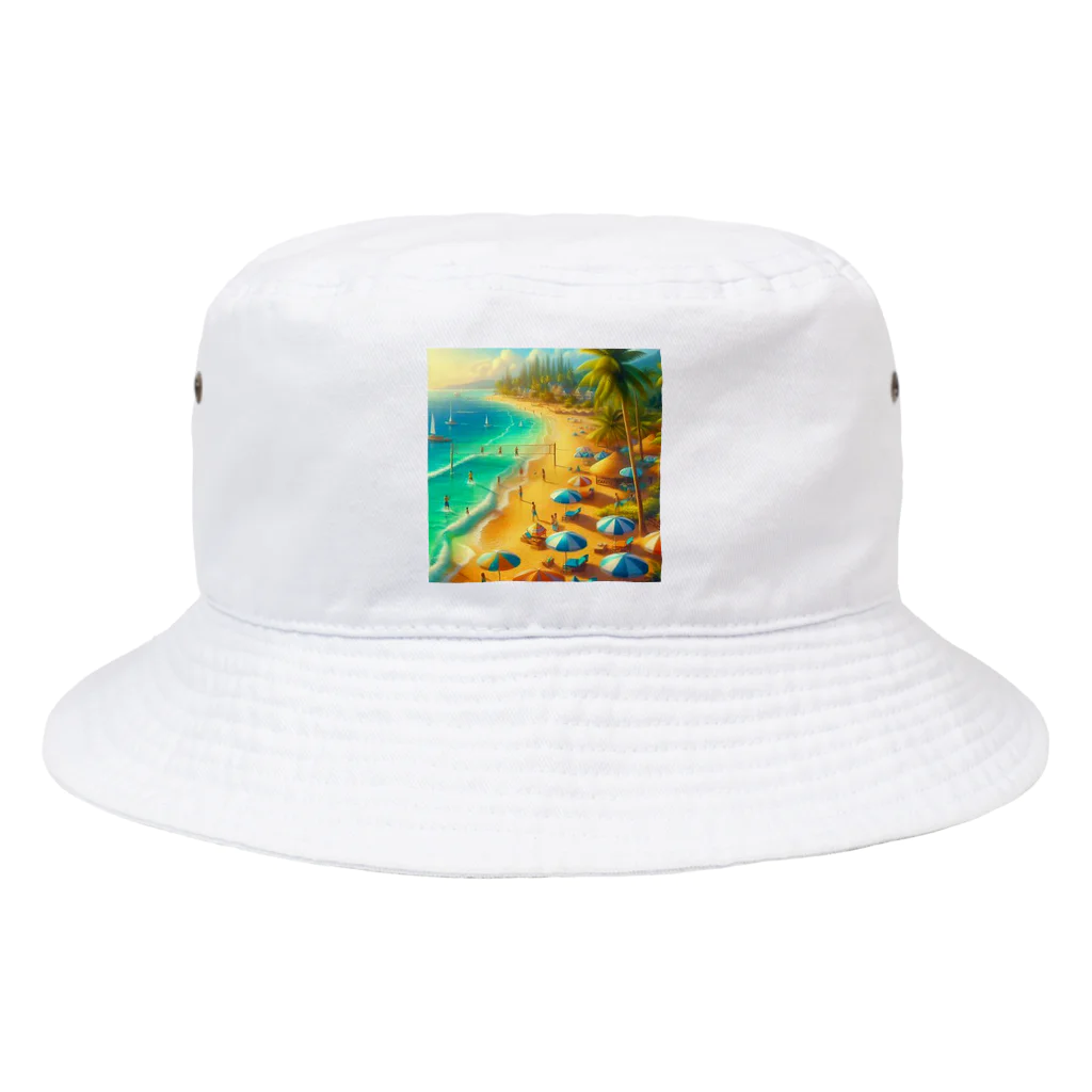 Rパンダ屋の「夏のビーチグッズ」 Bucket Hat