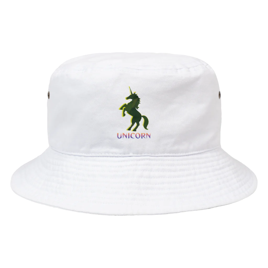 chan-takehaniのユニコーンシンボル Bucket Hat