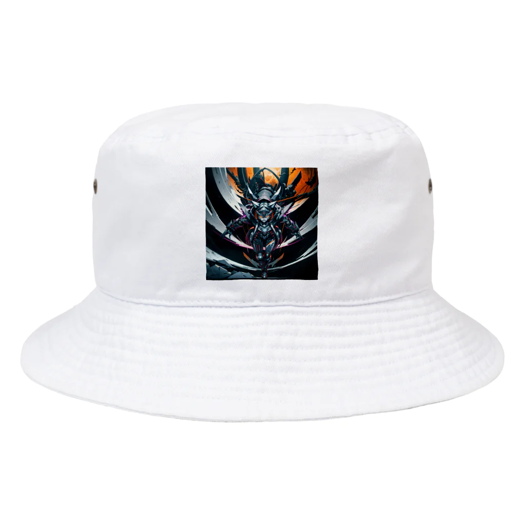 ねむねこのお店のロボ00003 Bucket Hat