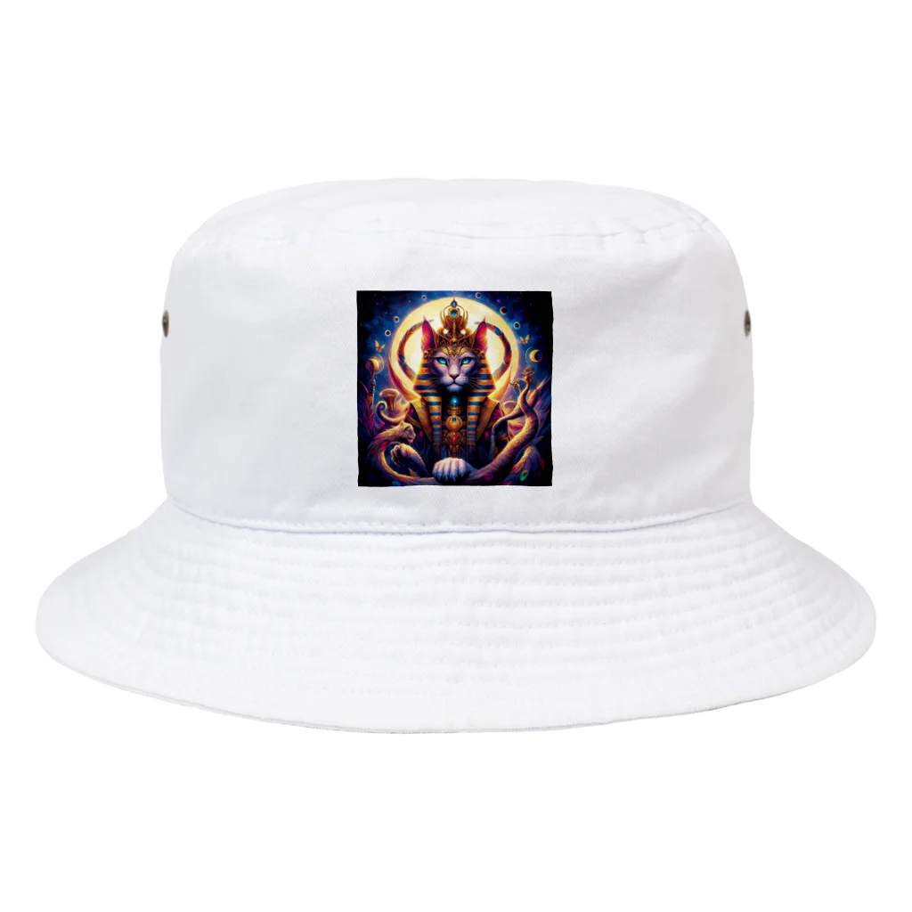 BabylonChannel 🎨 ✝️ ❤️‍🔥のバステト神　雌猫 Bucket Hat