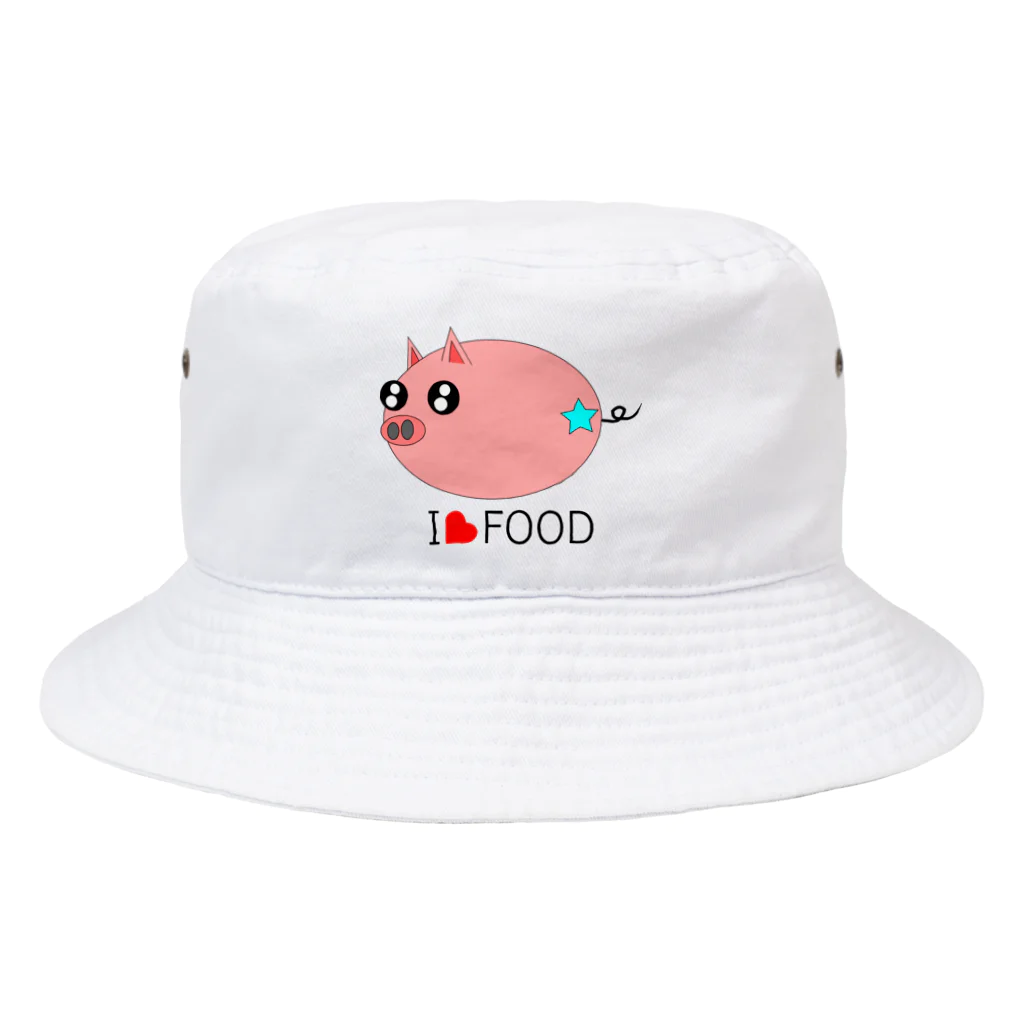 Yuko’ｓ Galleryのこぶたのラブちゃん Bucket Hat