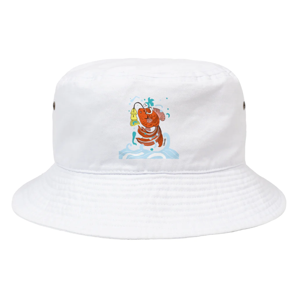 OKAMEの跳ね金魚 Bucket Hat