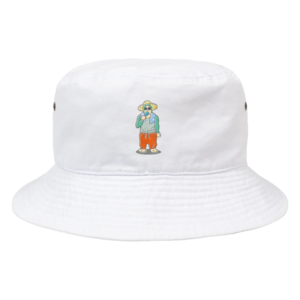 PoPoHouseのごりらのなつさん-アイス Bucket Hat