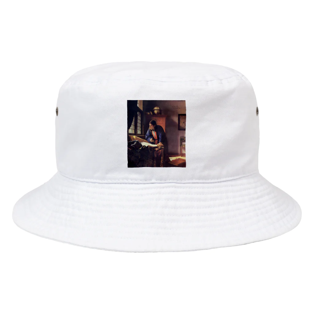 Art Baseの地理学者 / フェルメール (The Geographer 1669) Bucket Hat