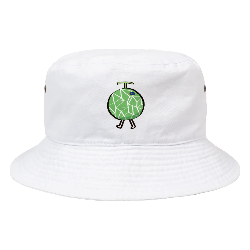 nicospyderのウォーキングめろん Bucket Hat