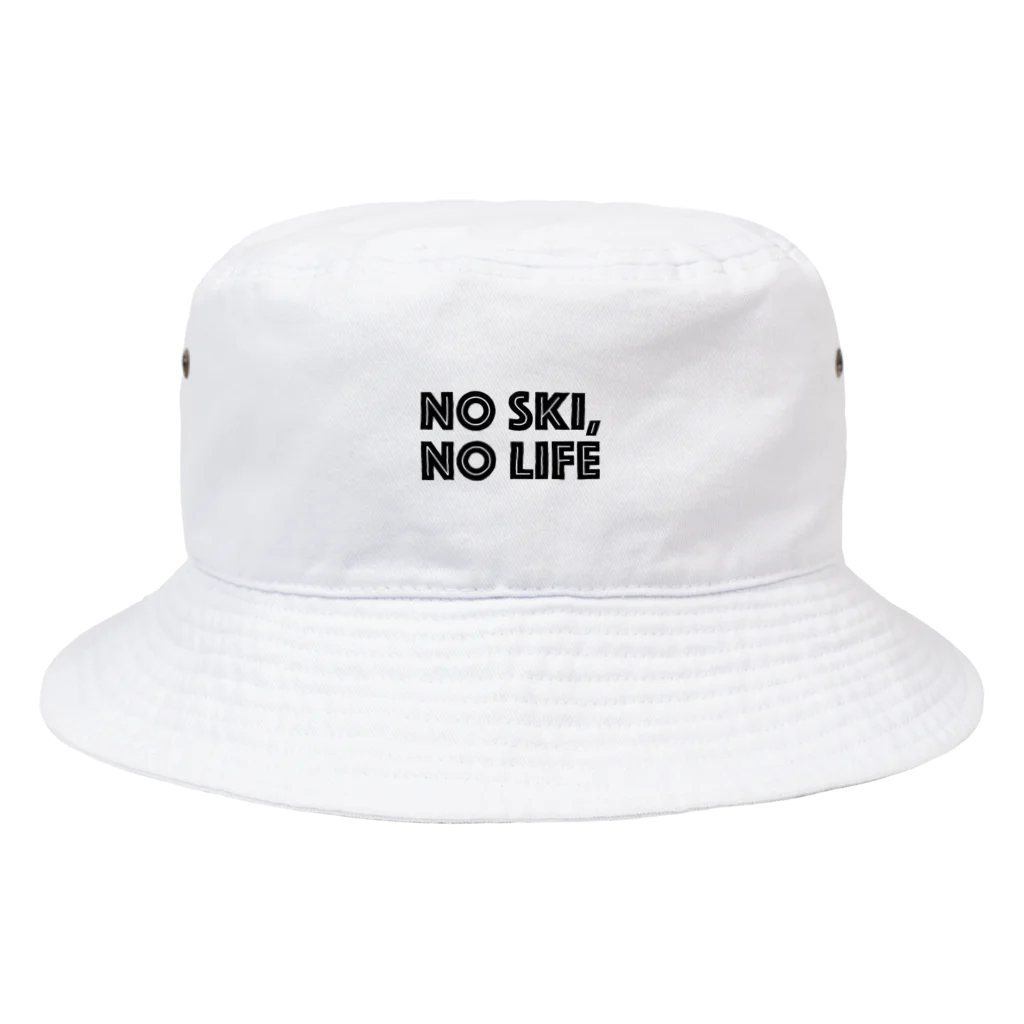 SNOW LIFE JOURNEYのNO SKI, NO LIFE Bucket Hat