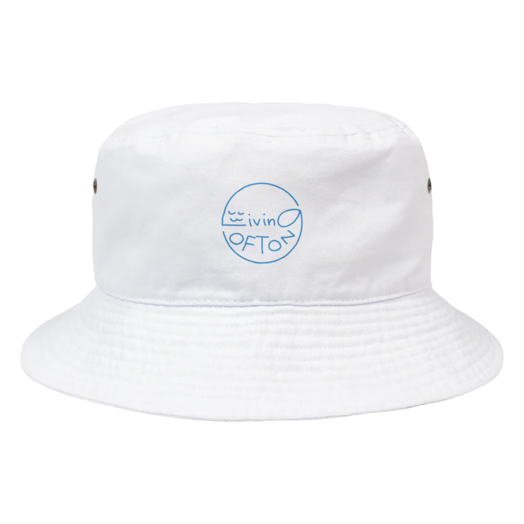 オフトゥンぐらし！のまあるいオフトゥンぐらし！ロゴ Bucket Hat