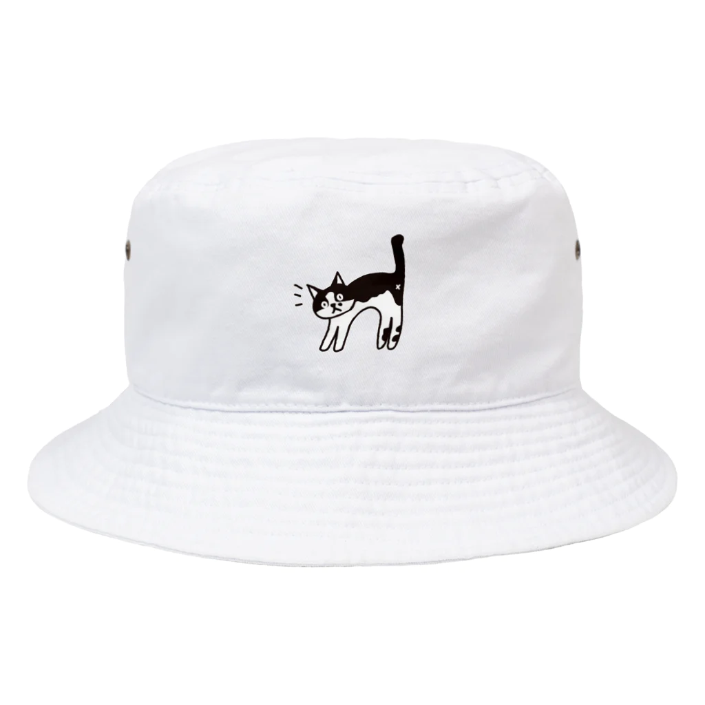 エムニジュウロクのハチワレ　※白ベタあり Bucket Hat