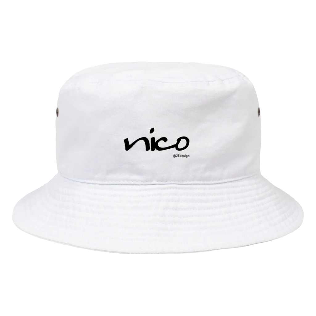 ニコデザインのニコデザイン Bucket Hat